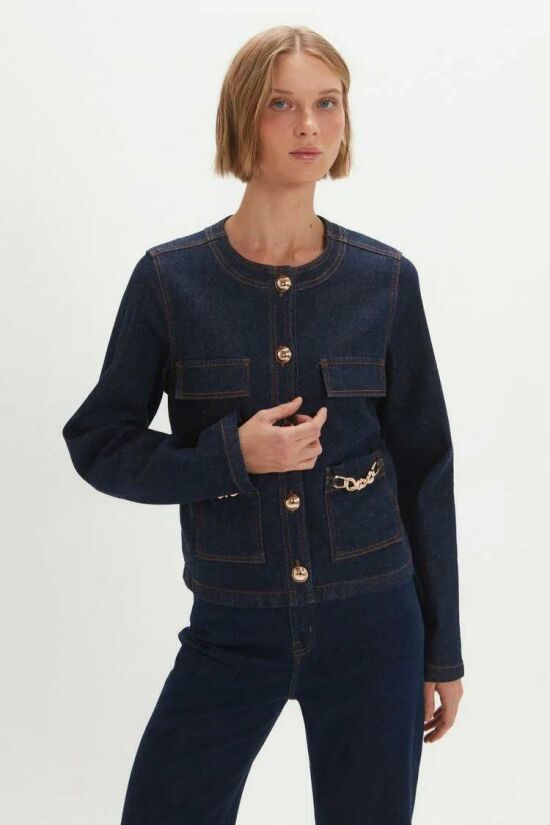 Imagem de Jaqueta Sasha Jeans Le Blog